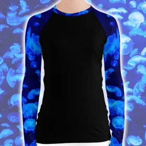 Jellyfish Bloom Women's Rash Guard