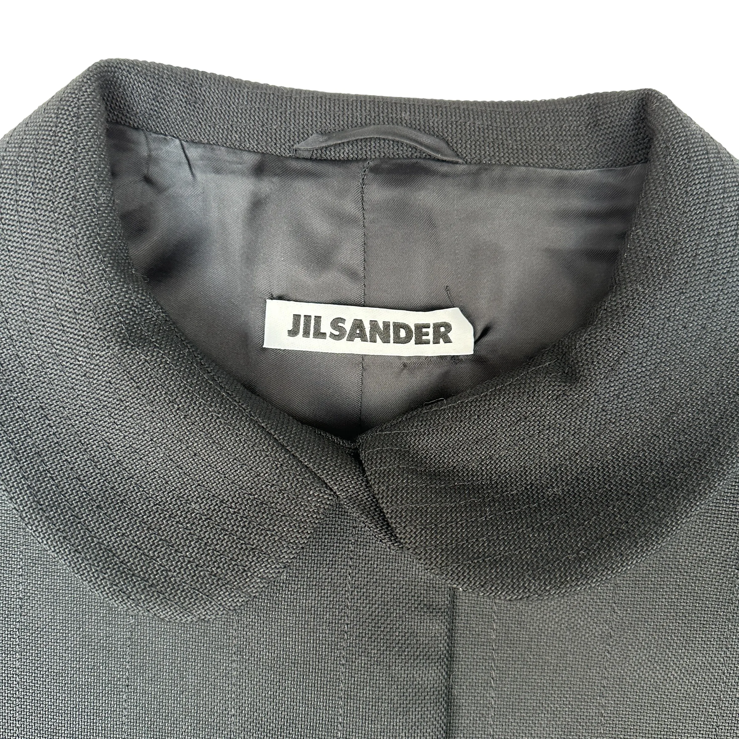 Jil Sander Black Cape - S