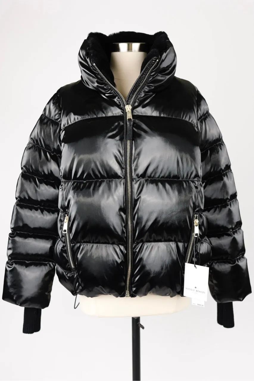 Kensington Shearling Collar Puffer Jacket