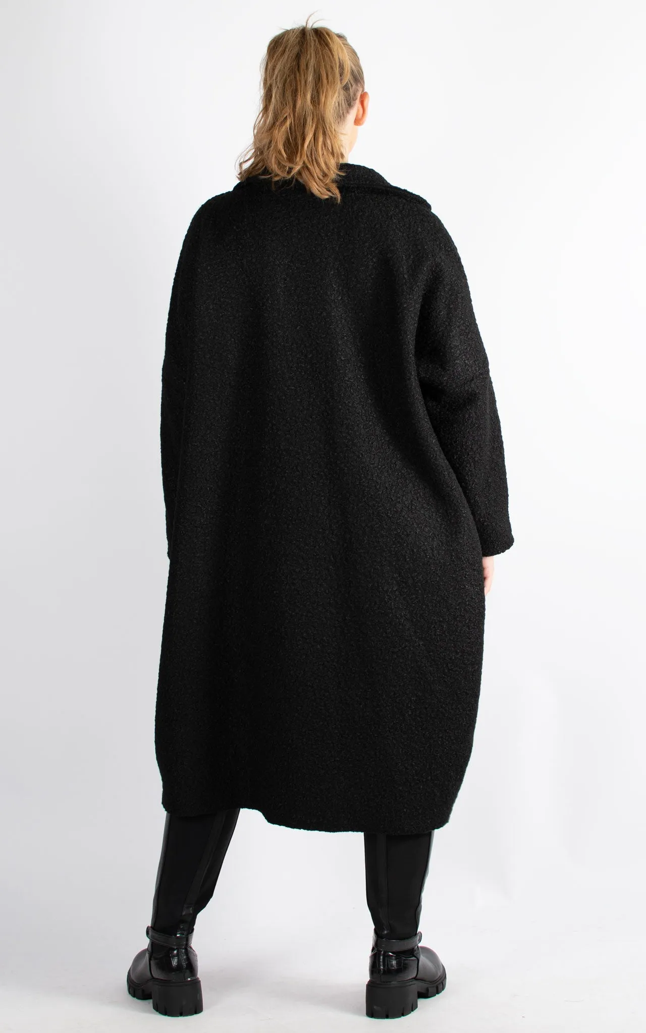 Kerry Boucle Coat | Black