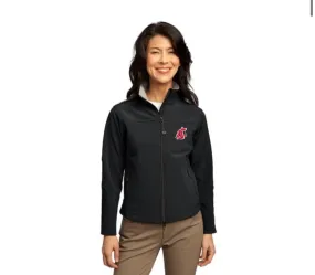 Ladies Glacier Soft Shell Jacket With Embroidered Coug Logo