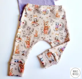 Leggings-Woodland Friends Print-New!