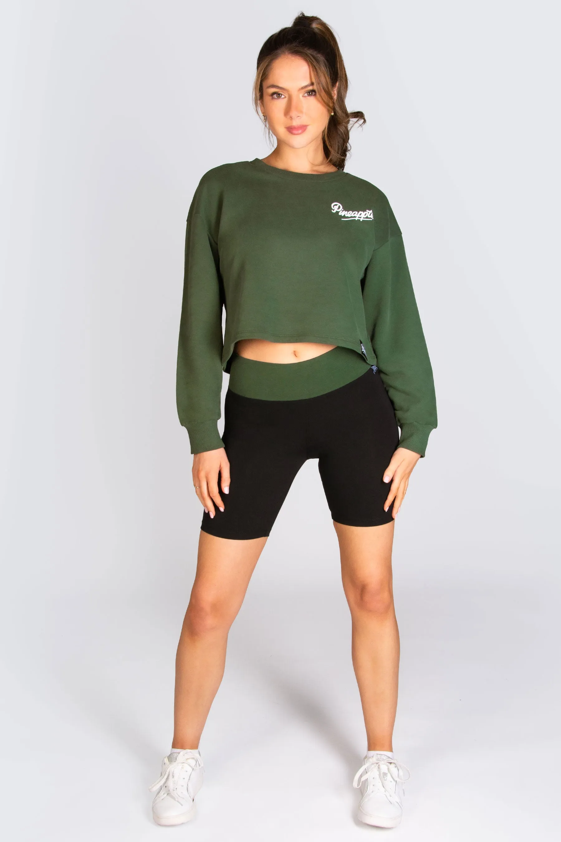 Logo Midi Crop Sweater