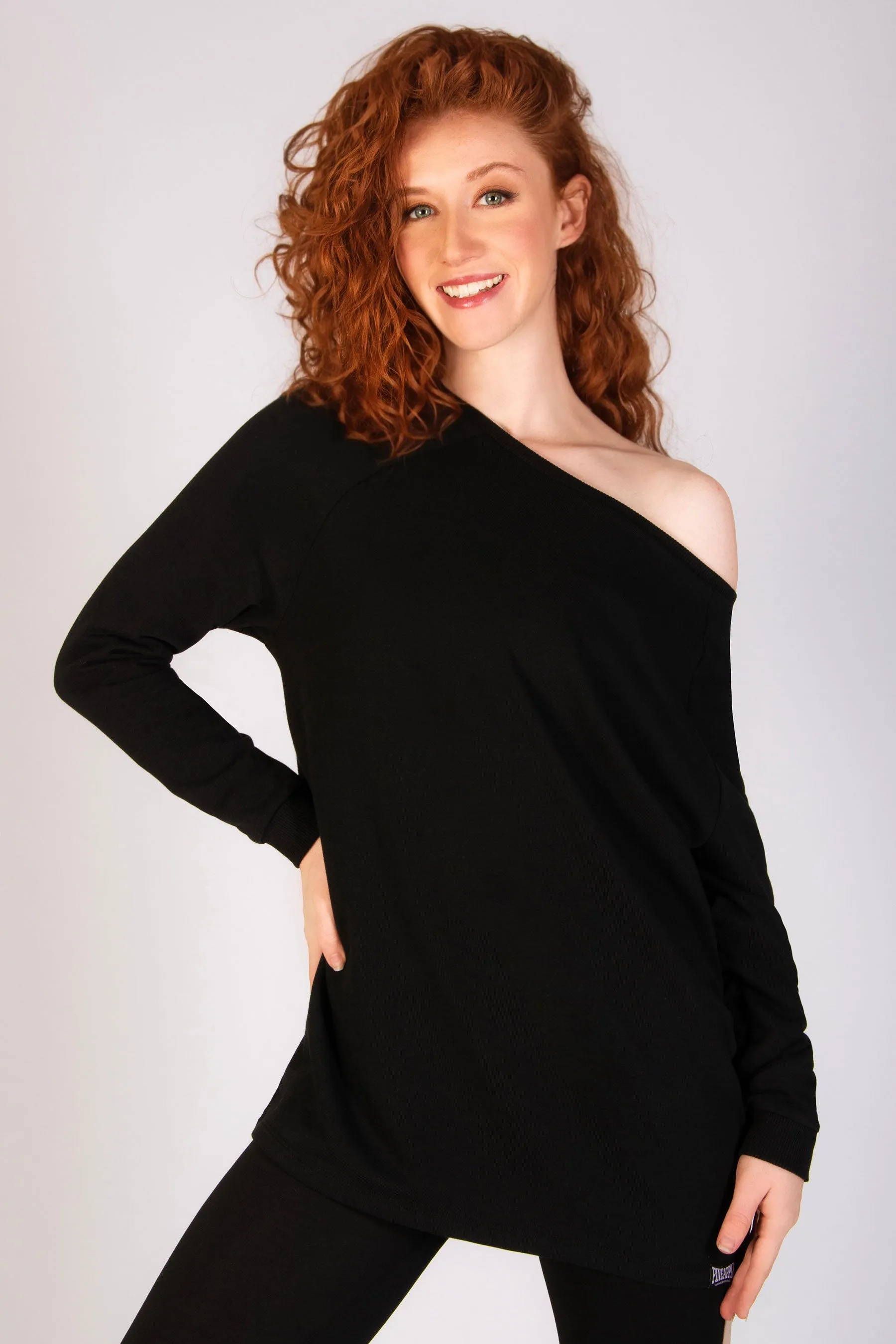 Longline Off Shoulder Sweater