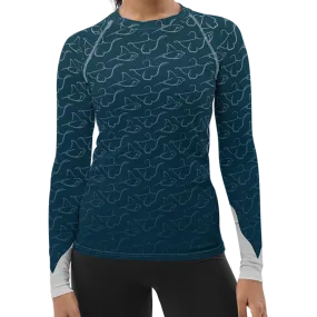 Magnificent Mantas Women's Rash Guard (Warehouse)