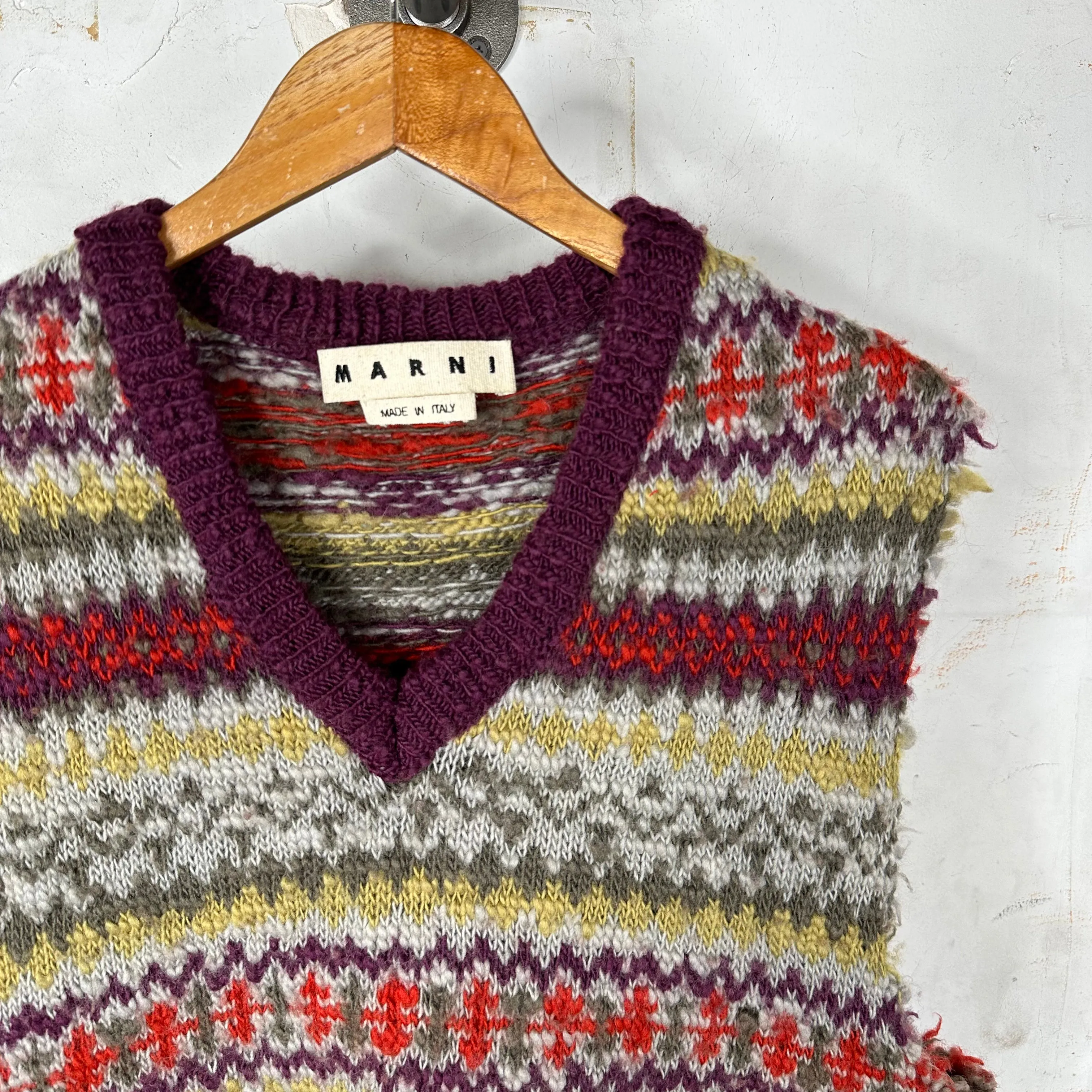 Marni Cutoff Knit SweaterVest