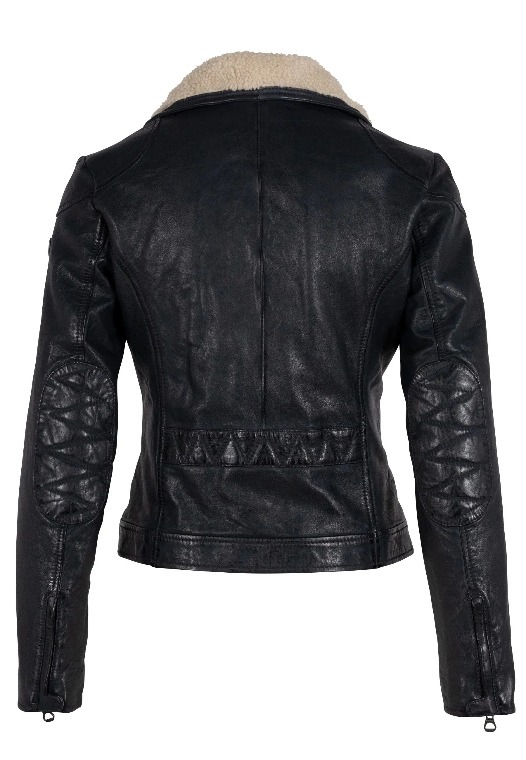 Mauritius - Jenja CF Woman's Leather Jacket - Navy