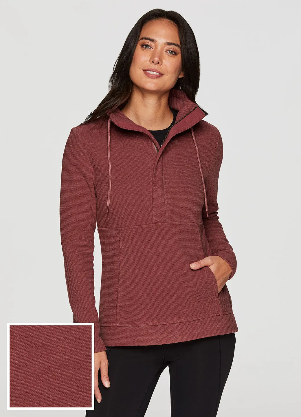 Medford Textured Fleece Pullover