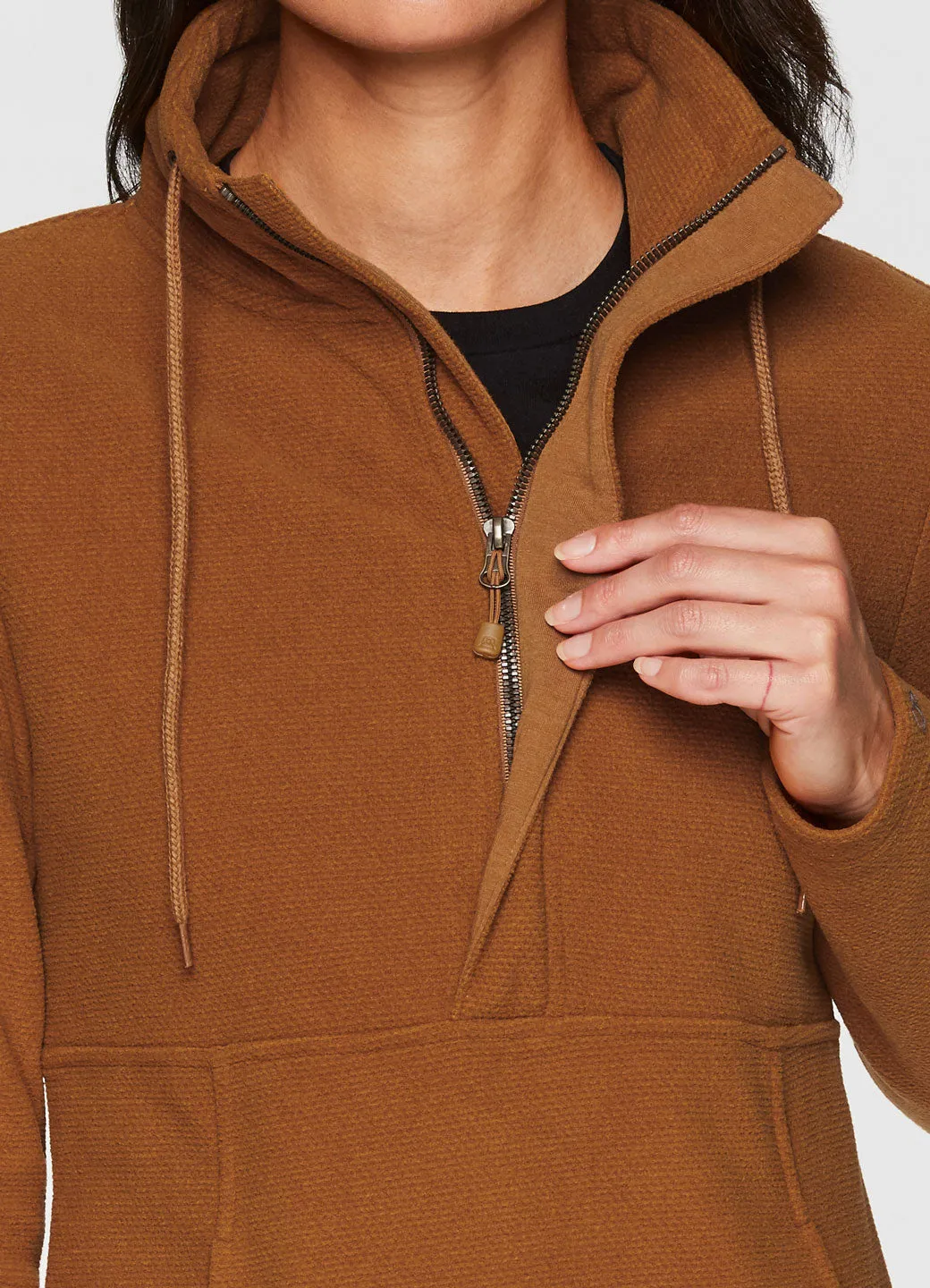 Medford Textured Fleece Pullover