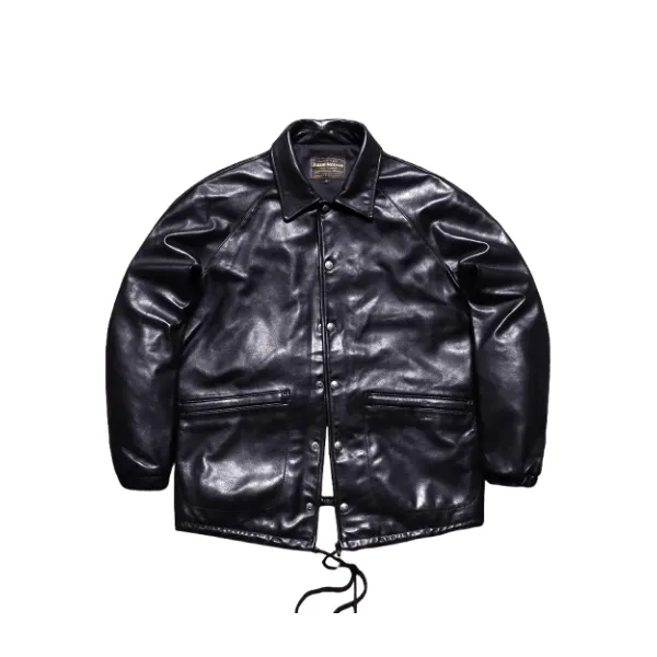 Men's Leather Coach Jacket