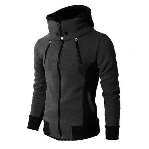 Men's Zip UP Hooded Casual Sports Jacket