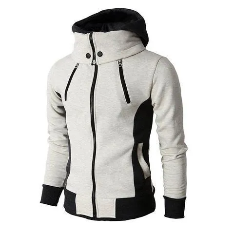 Men's Zip UP Hooded Casual Sports Jacket