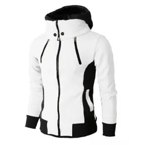 Men's Zip UP Hooded Casual Sports Jacket