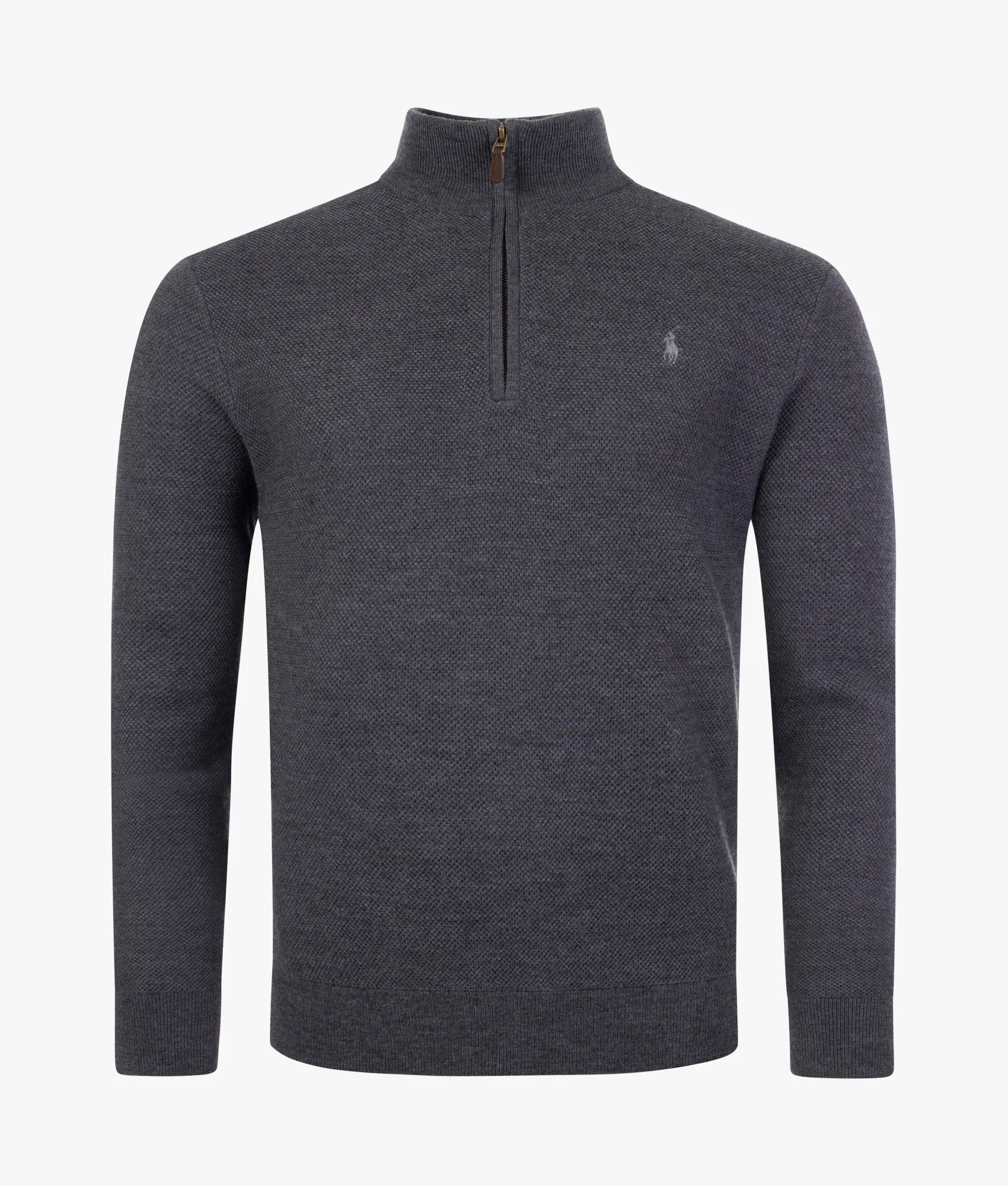 Mock Long Sleeve Merino Pullover Sweat