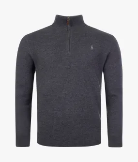 Mock Long Sleeve Merino Pullover Sweat