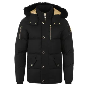 Moose Knuckles 3Q Gold Jacket in Neoshear Black