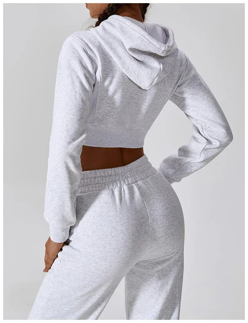 Muse Zipup Crop Hoodie