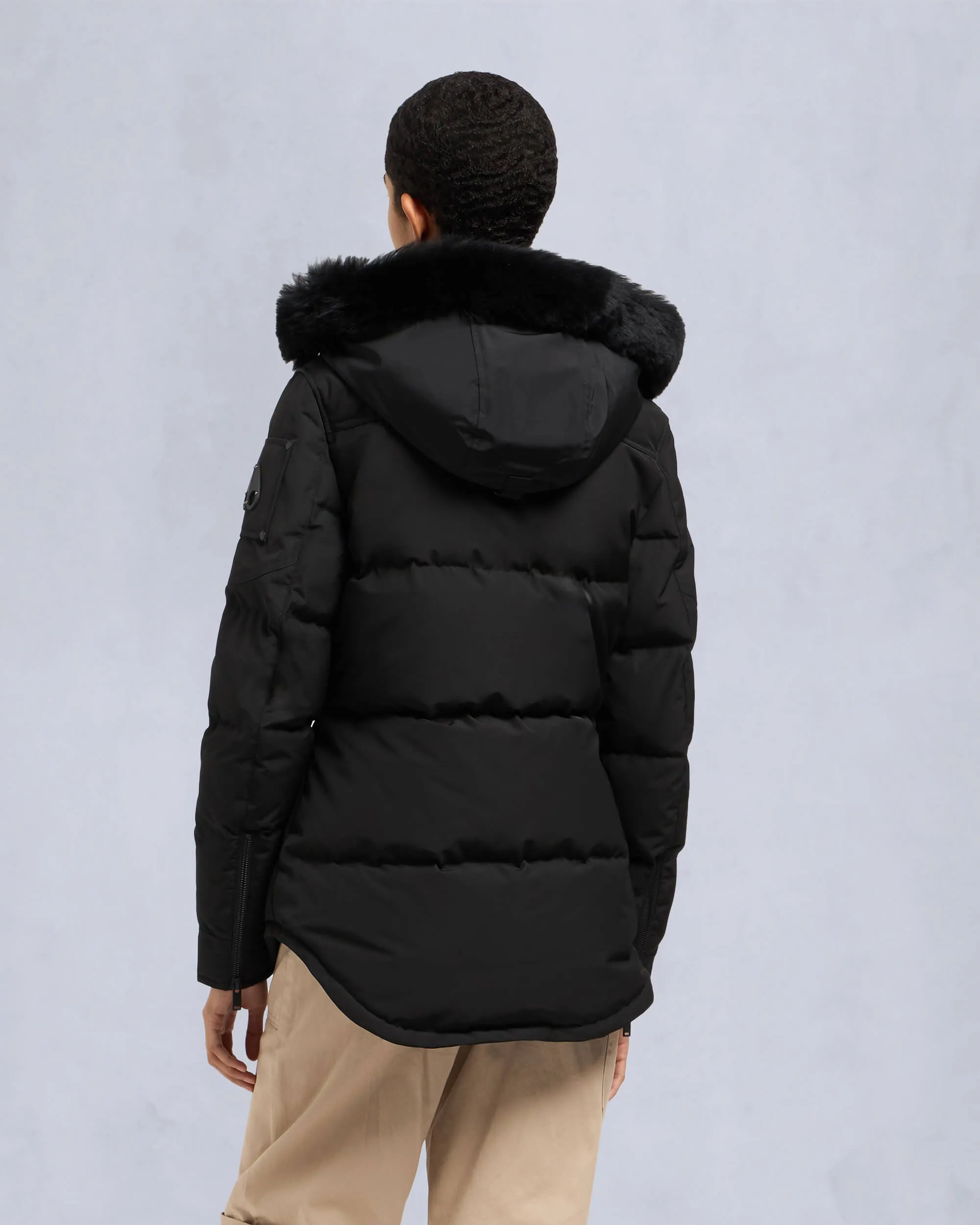 ONYX ANGUILLE SHEARLING JACKET