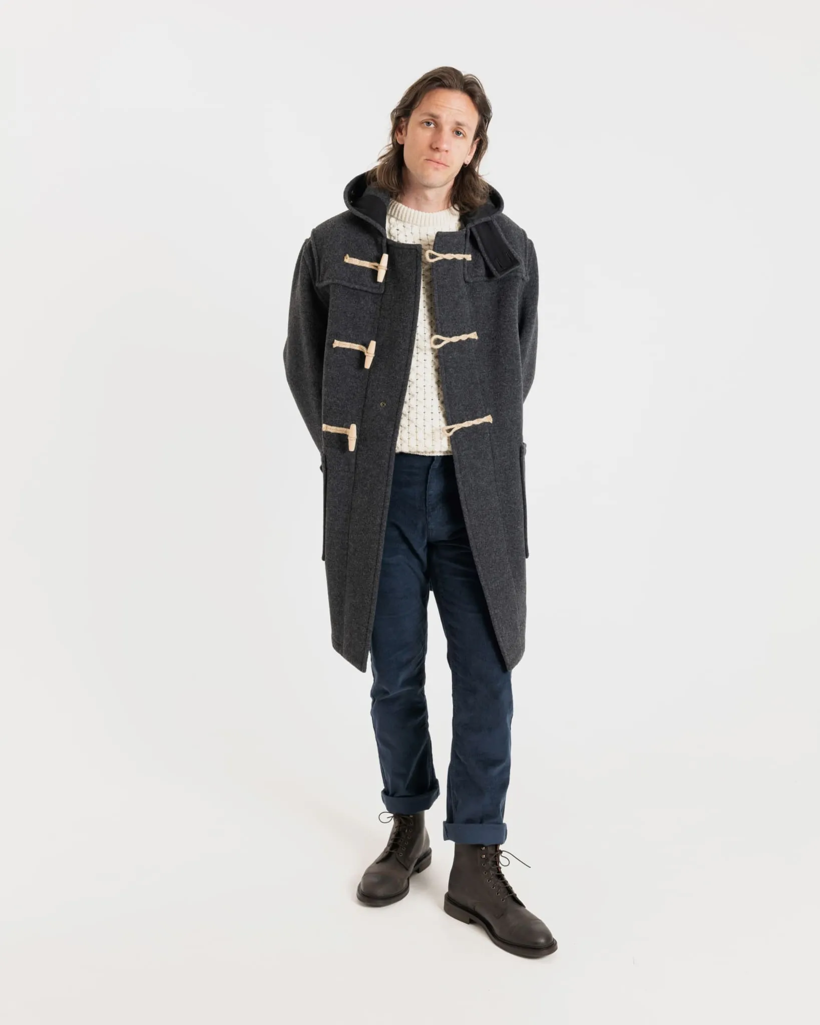 Original Monty Duffle Coat Charcoal