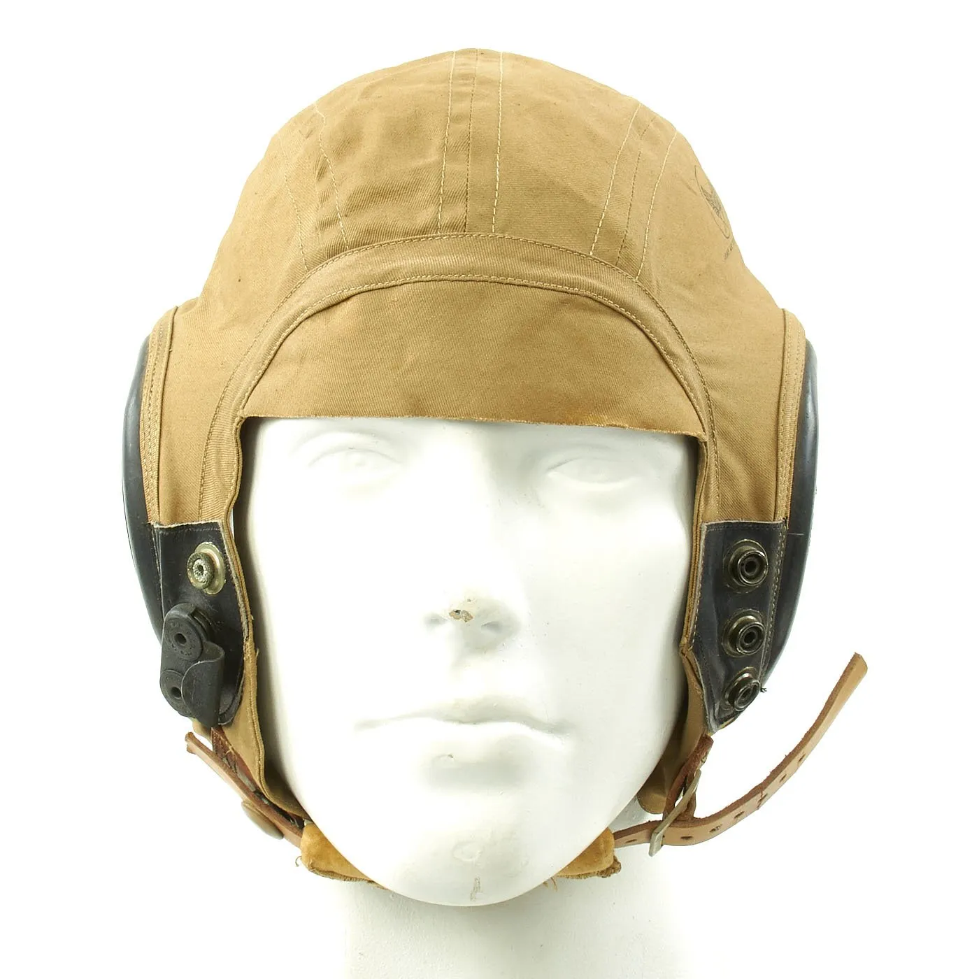 Original U.S. WWII Army Air Force Aviator Flight Helmet Set - AN6530 Goggles, A-14 Mask, AN-H-15 Helmet