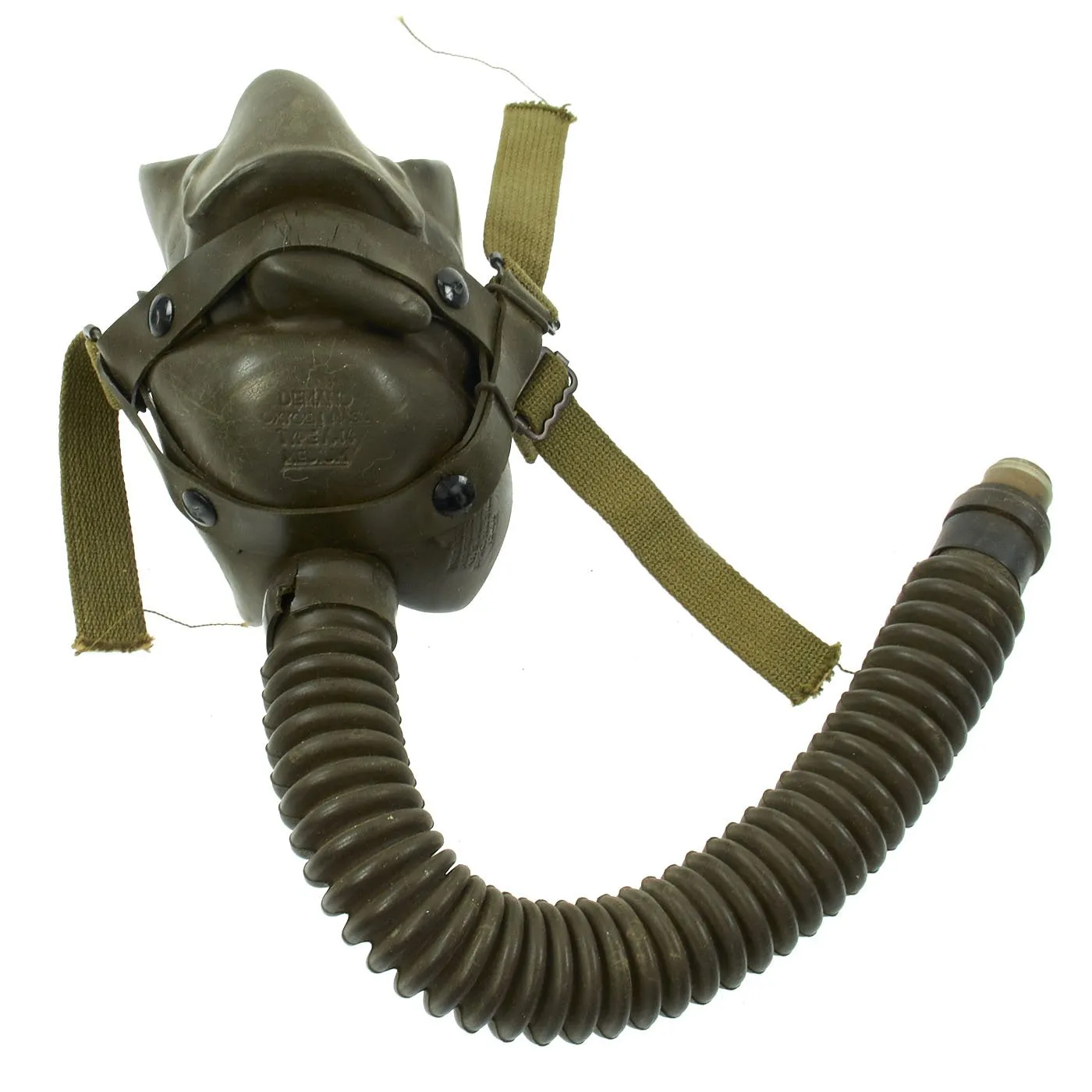 Original U.S. WWII Army Air Force Aviator Flight Helmet Set - AN6530 Goggles, A-14 Mask, AN-H-15 Helmet