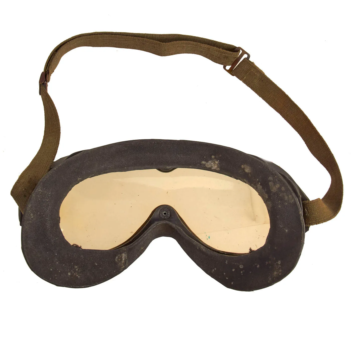 Original U.S. WWII Army Air Force Aviator Flight Helmet Set - Polaroid B-8 Goggles, A-9 Mask And A-11 Helmet