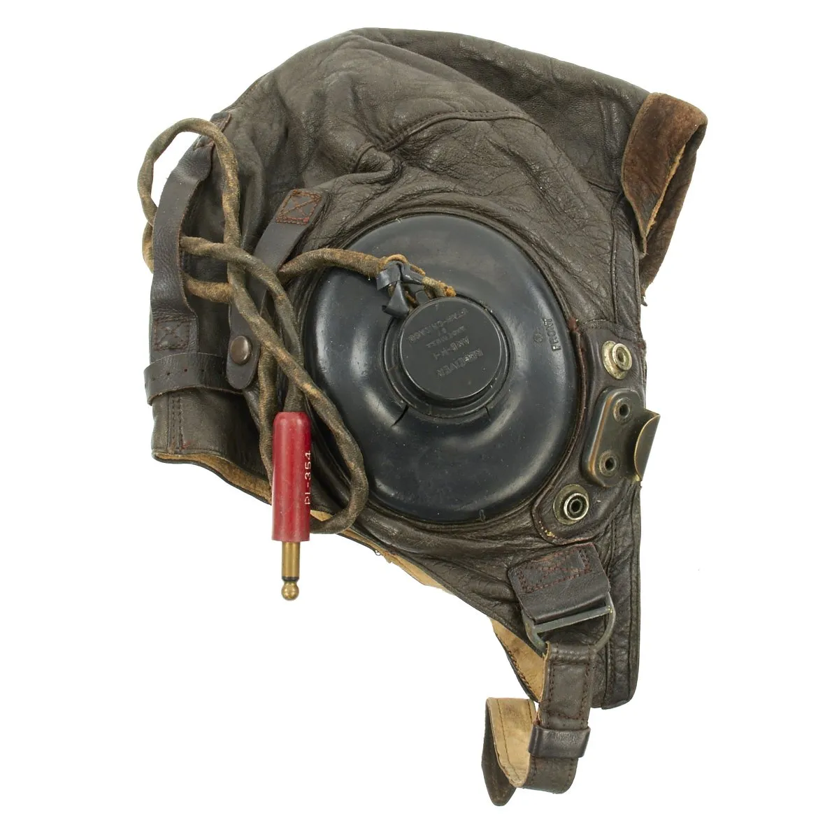 Original U.S. WWII Army Air Force Pilot Flight Helmet Set - AN6530 Goggles, A-14 Mask, A-11 Helmet