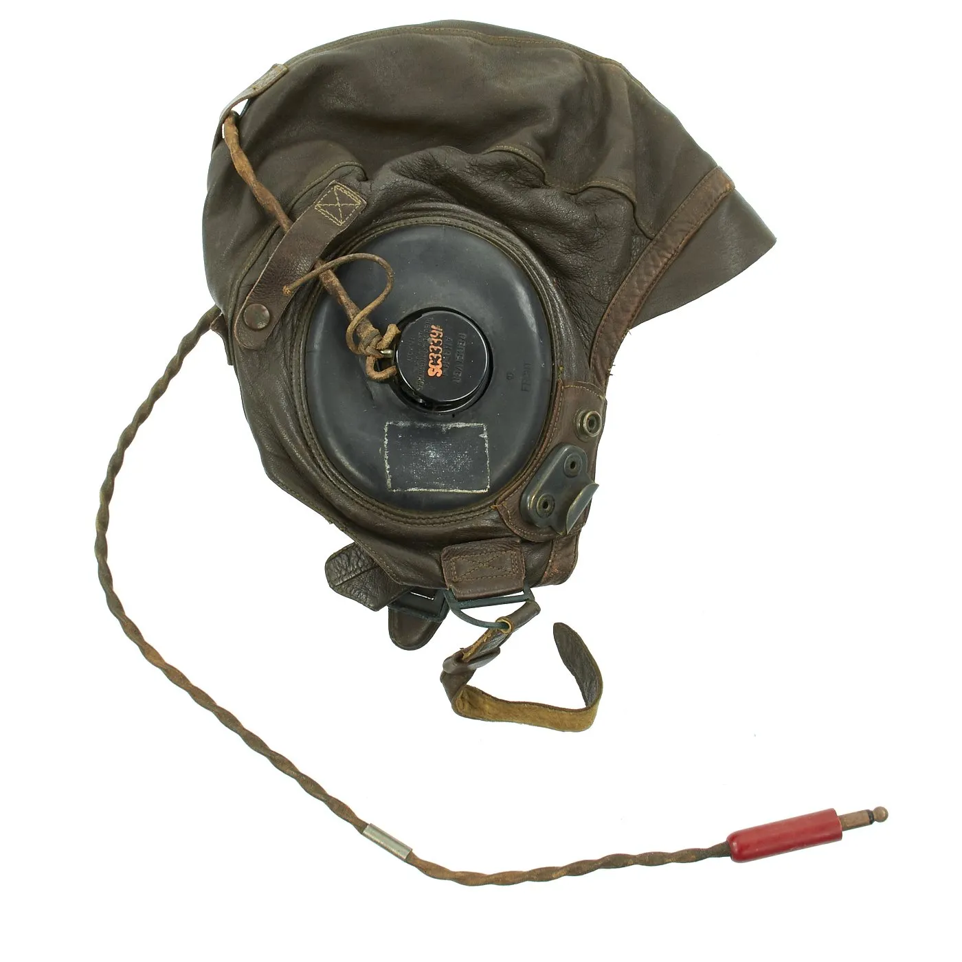 Original U.S. WWII USAAF Aviator Flight Helmet Set - AN6530 Goggles, A-14 Mask, A-11 Helmet, Earphones and Mic