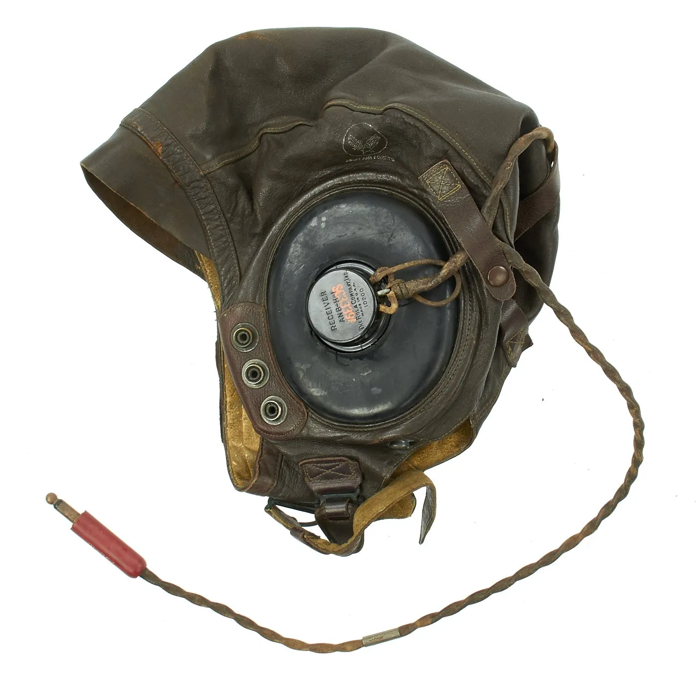 Original U.S. WWII USAAF Aviator Flight Helmet Set - AN6530 Goggles, A-14 Mask, A-11 Helmet, Earphones and Mic