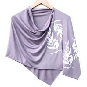 Poncho - Lavender (White Ink) by Windsparrow Studio