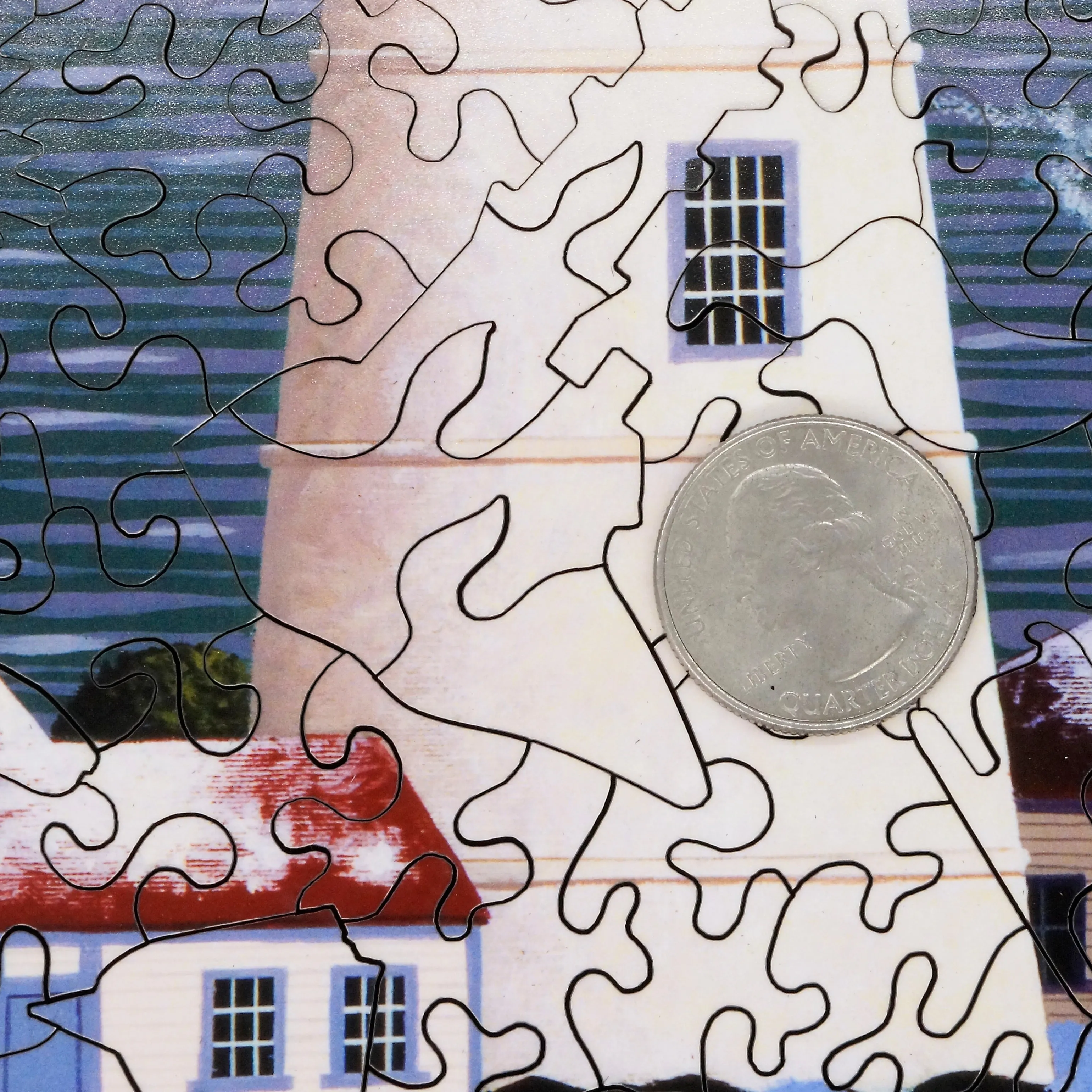 Portland Head Lighthouse (474 Piece Wooden Jigsaw Puzzle)