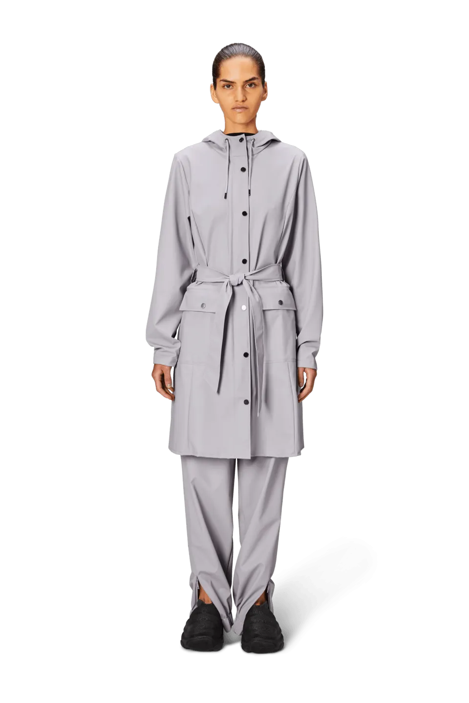 RAINS CURVE Long Jacket W3