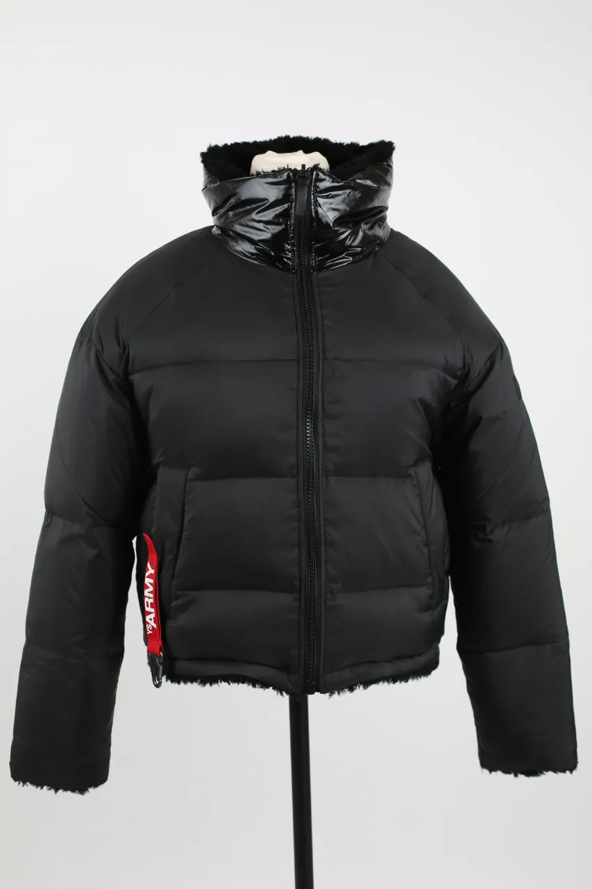 Reversible Shearling Down Jacket