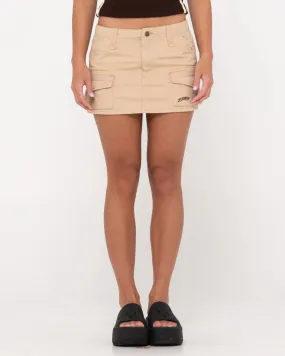 Rusty Tank Girl Low Rise Mini Skirt