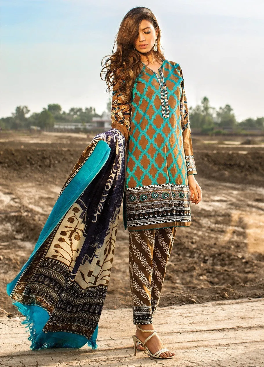 Sana Safinaz Winter Shawl Collection 2015 - 04B