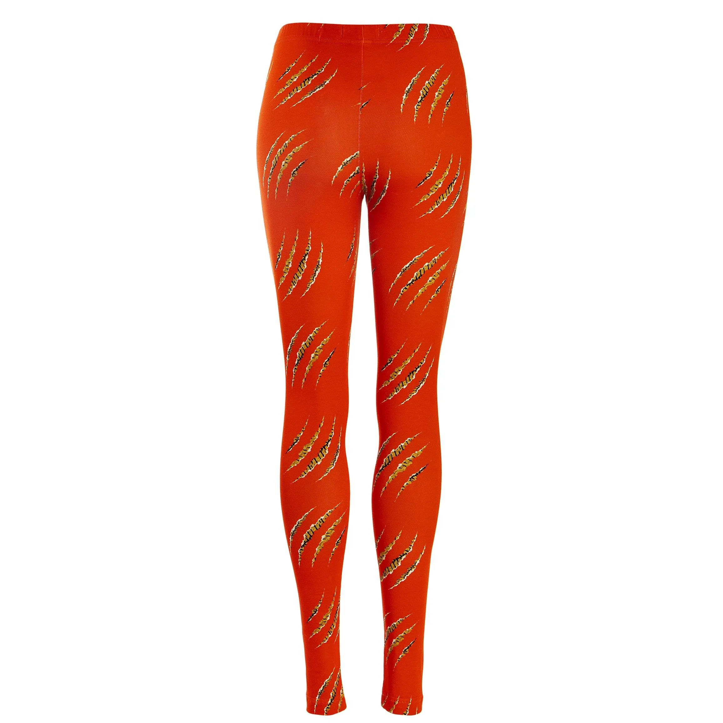 Scratch Leggings Orange Organic Cotton