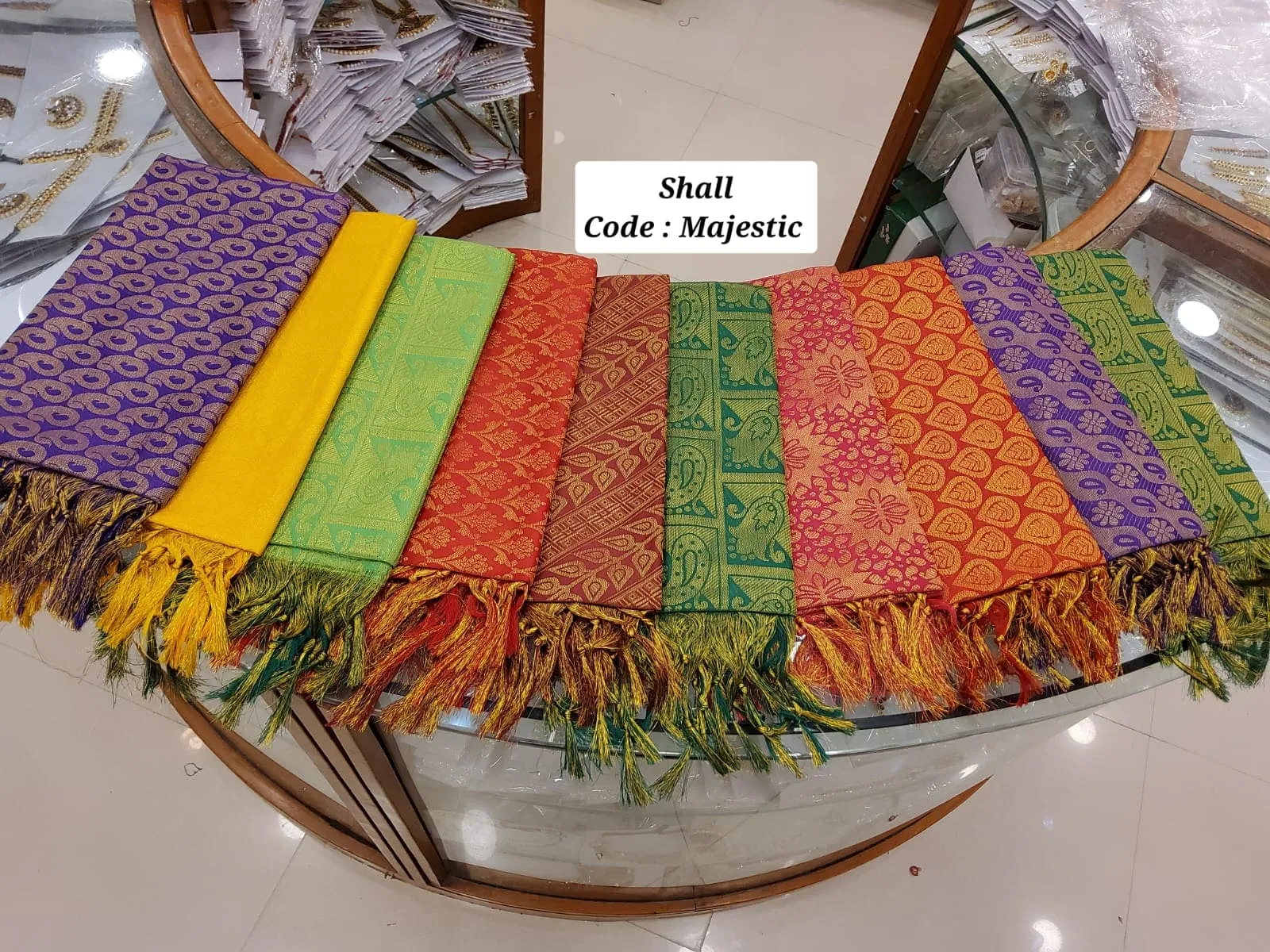 Shawl | Ponnadai for Events | Arangetram and Functions