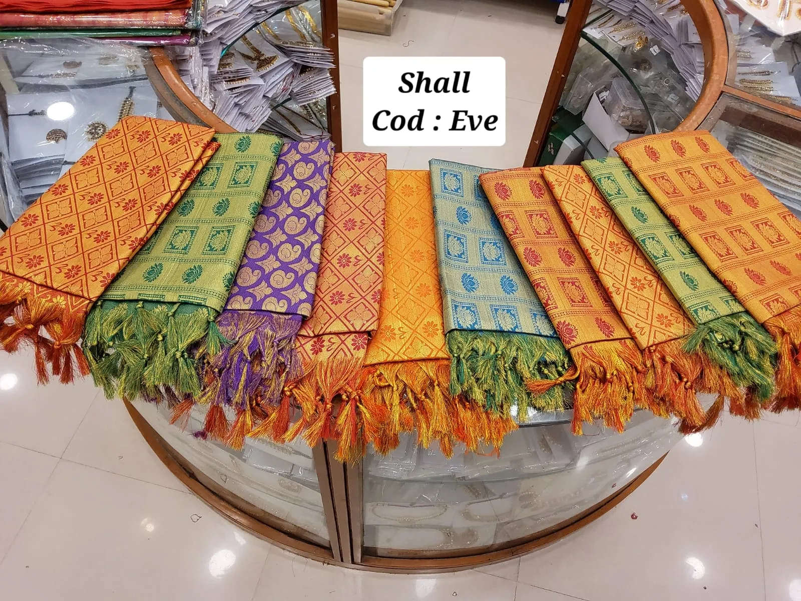 Shawl | Ponnadai for Events | Arangetram and Functions