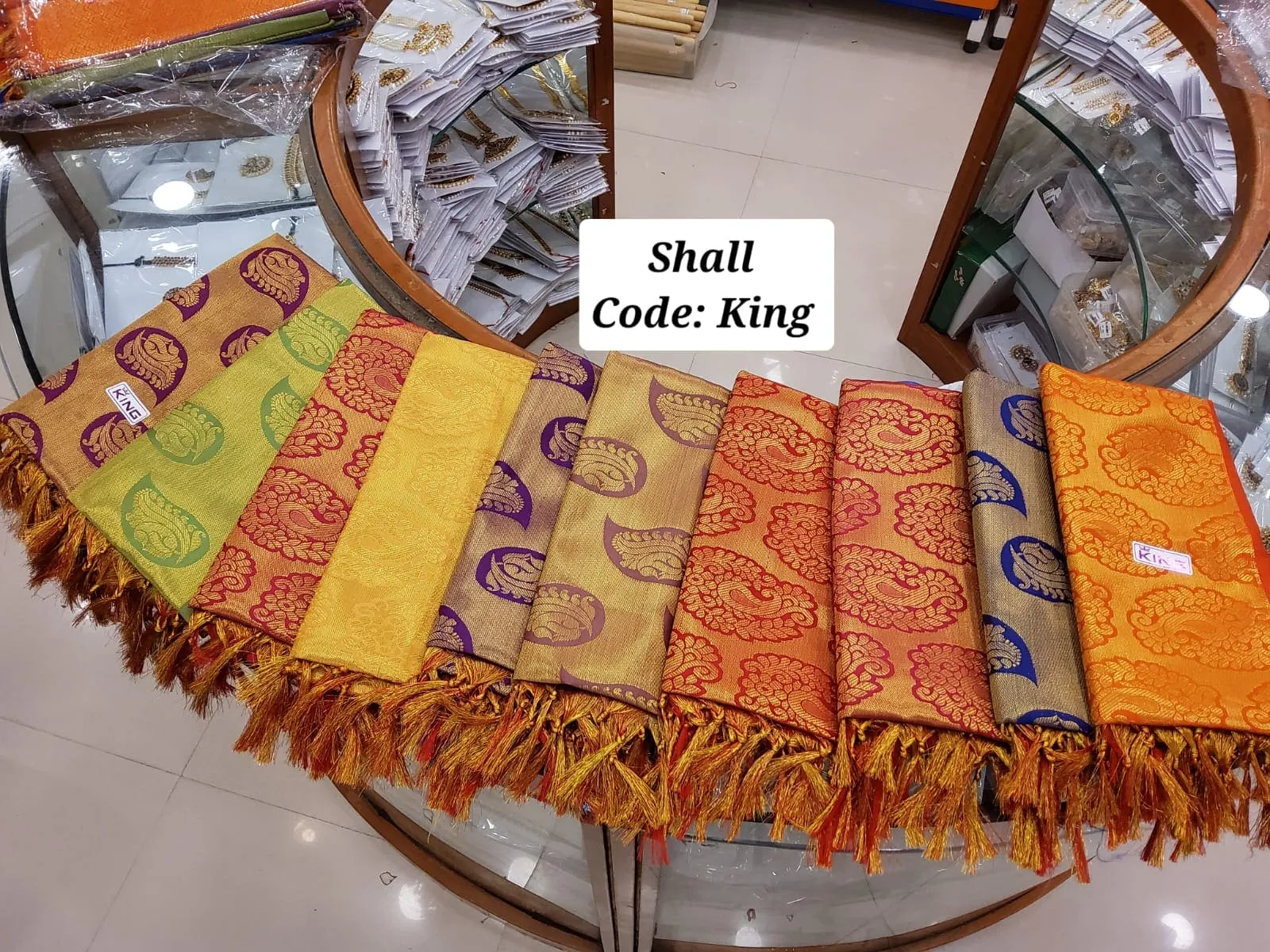 Shawl | Ponnadai for Events | Arangetram and Functions