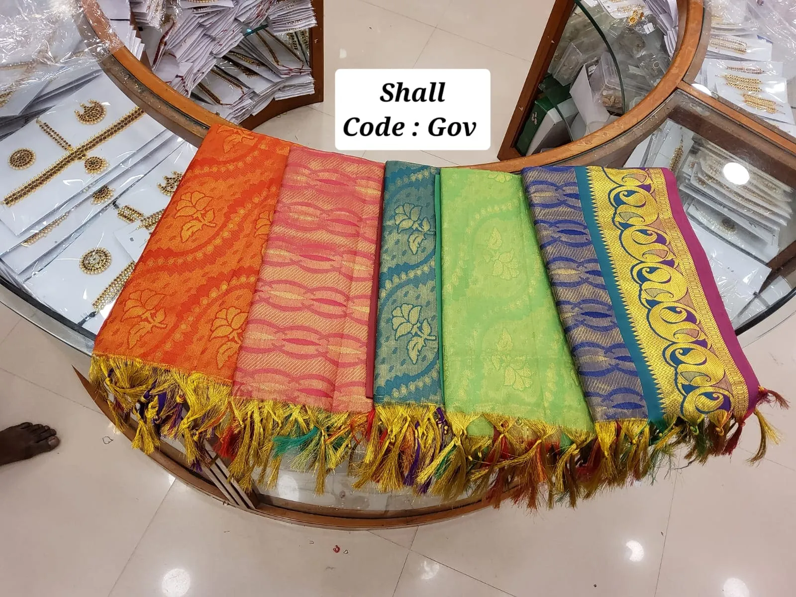 Shawl | Ponnadai for Events | Arangetram and Functions