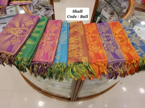 Shawl | Ponnadai for Events | Arangetram and Functions