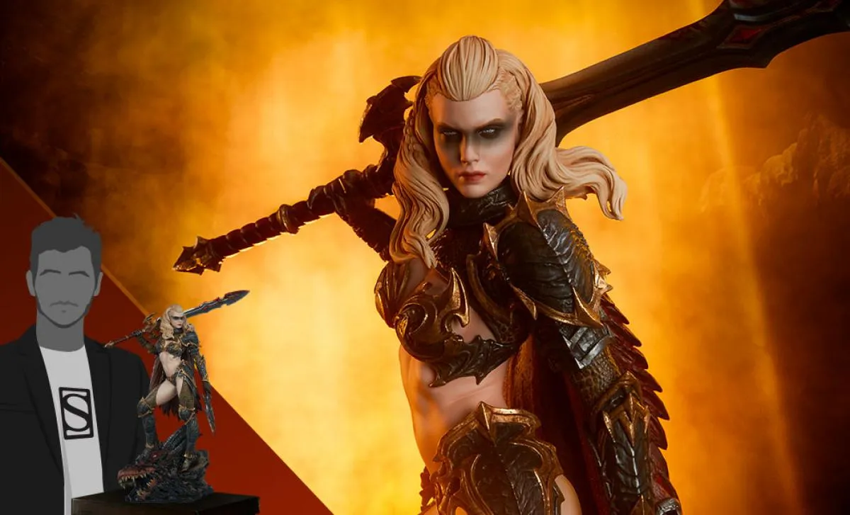 Sideshow Collectibles Dragon Slayer: Warrior Forged in Flame Statue