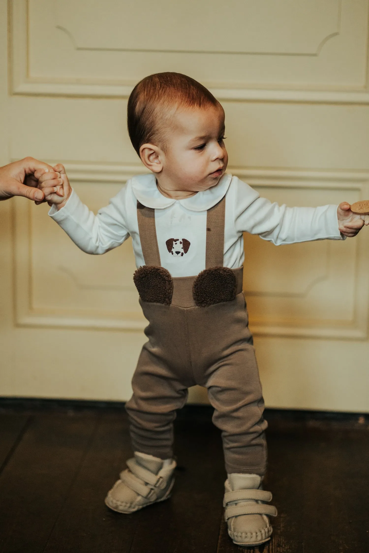 SIEFFI LEGGINGS BEAR-Dusty Brown