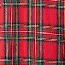 Smak Parlour Red Plaid Savile Row Cape Coat