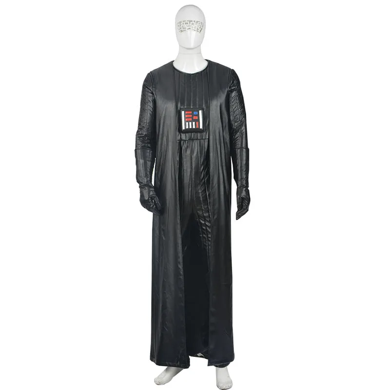 Star Wars Darth Vader Cosplay Costume Anakin Skywalker Black Suit Halloween Cape Outfit