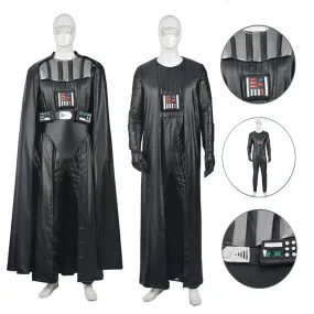 Star Wars Darth Vader Cosplay Costume Anakin Skywalker Black Suit Halloween Cape Outfit