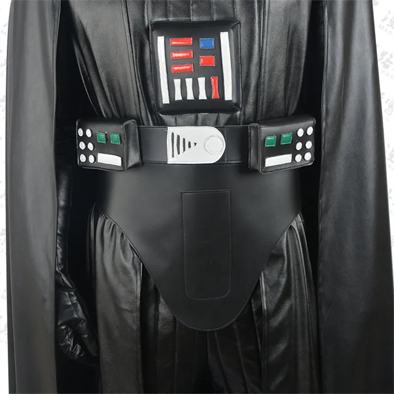 Star Wars Darth Vader Cosplay Costume Anakin Skywalker Black Suit Halloween Cape Outfit