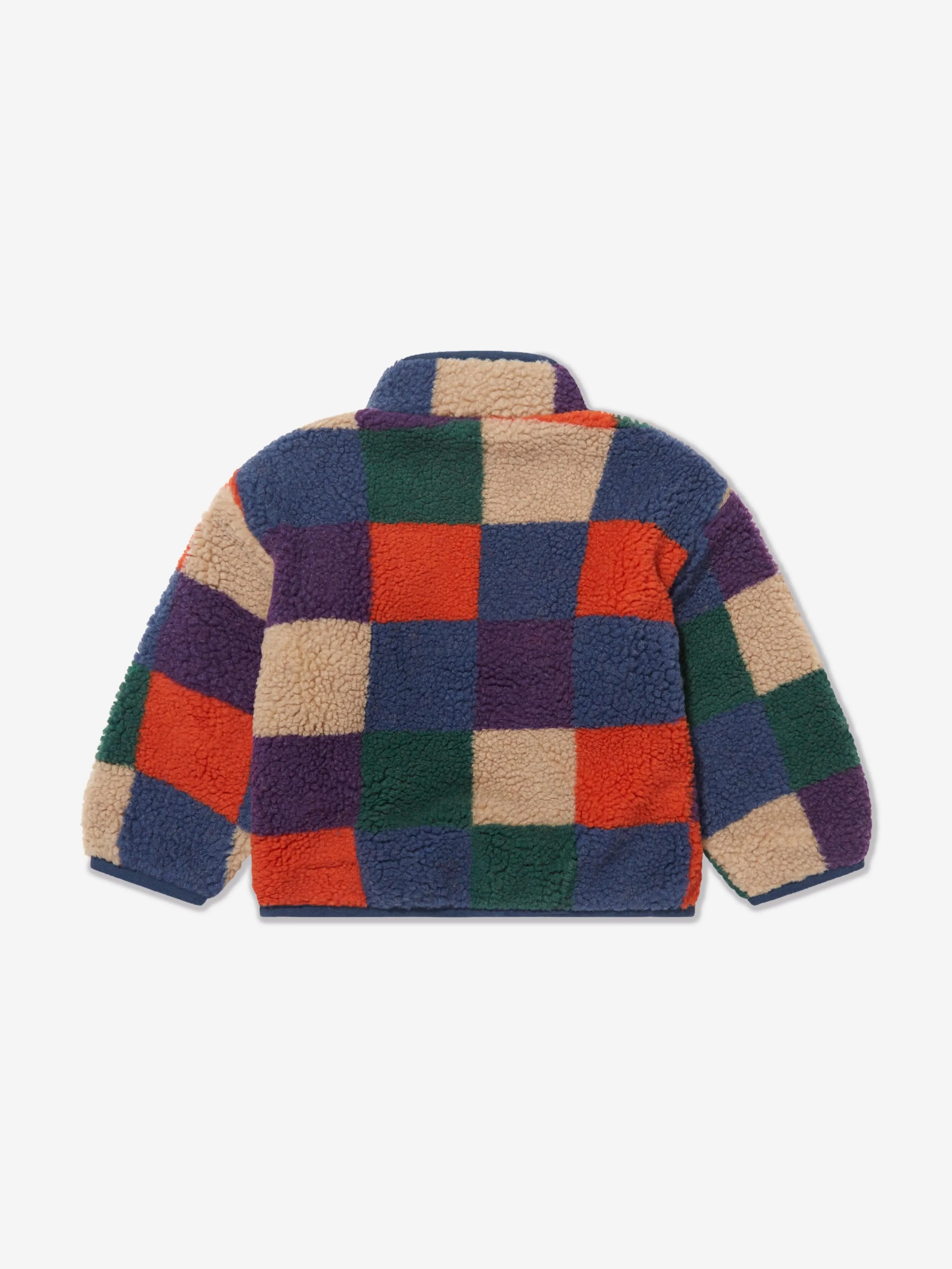 Stella McCartney Baby Boys Faux Shearling Jacket in Multicolour