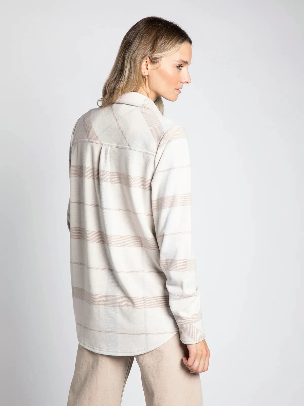 The Lewis Plaid Shirt - Cream