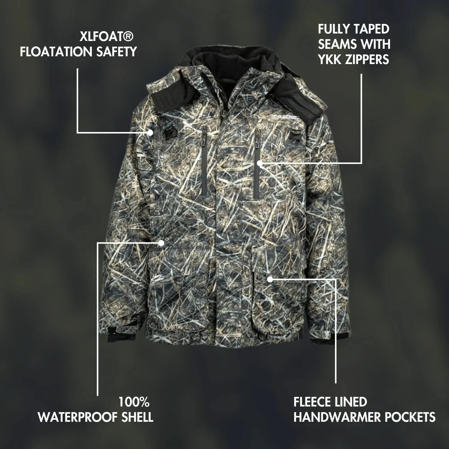 WindRider Hayward 3 Season Float Suit - Rain / Ice Gear